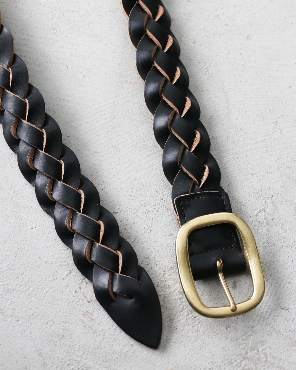 OPUS OHB-03 CHROMEXCEL US Oil LEATHER MESHBELT Black