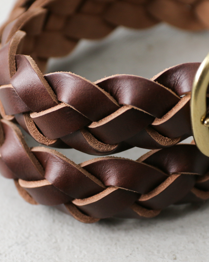 OPUS OHB-03 CHROMEXCEL US Oil LEATHER MESHBELT Brown