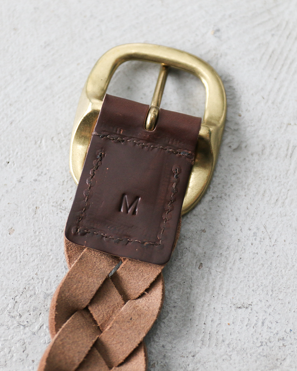 OPUS OHB-03 CHROMEXCEL US Oil LEATHER MESHBELT Brown