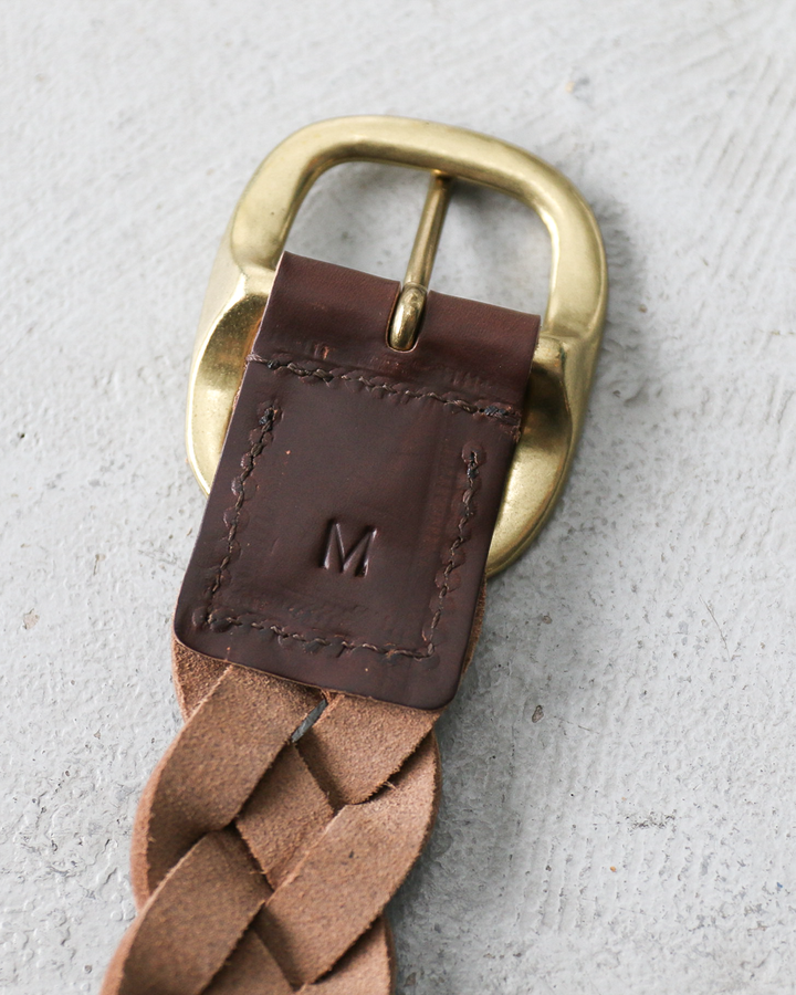 OPUS OHB-03 CHROMEXCEL US Oil LEATHER MESHBELT Brown