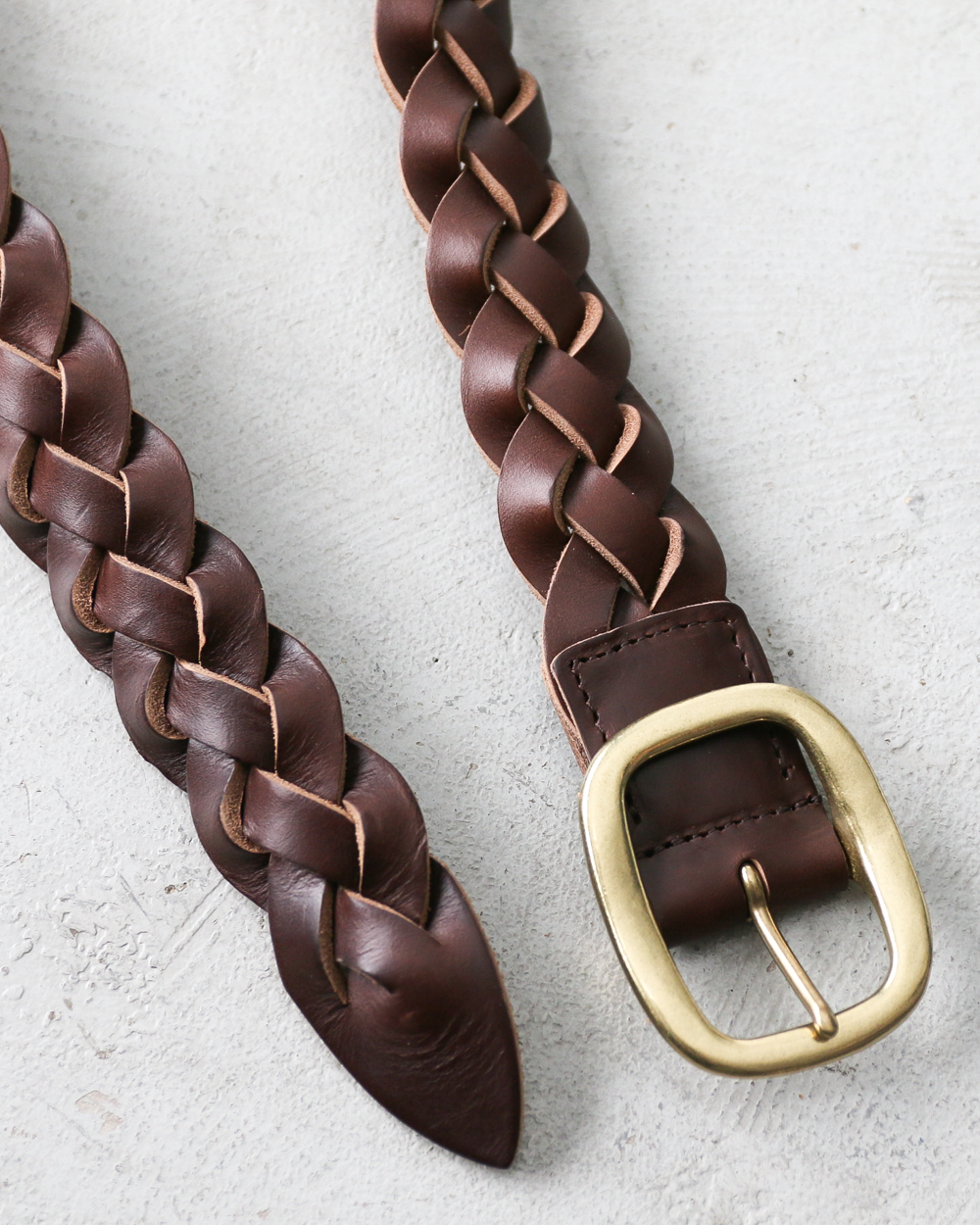 OPUS OHB-03 CHROMEXCEL US Oil LEATHER MESHBELT Brown