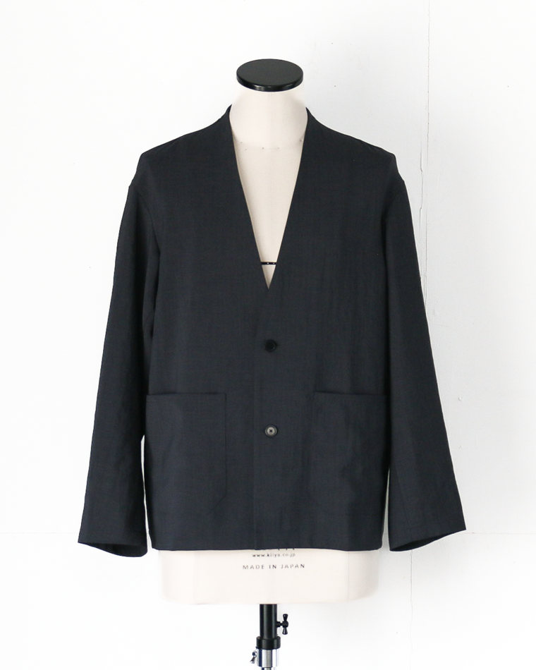 LAMOND NO-COLLAR SHARI JACKET Black
