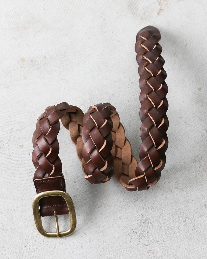 OPUS OHB-03 CHROMEXCEL US Oil LEATHER MESHBELT Brown