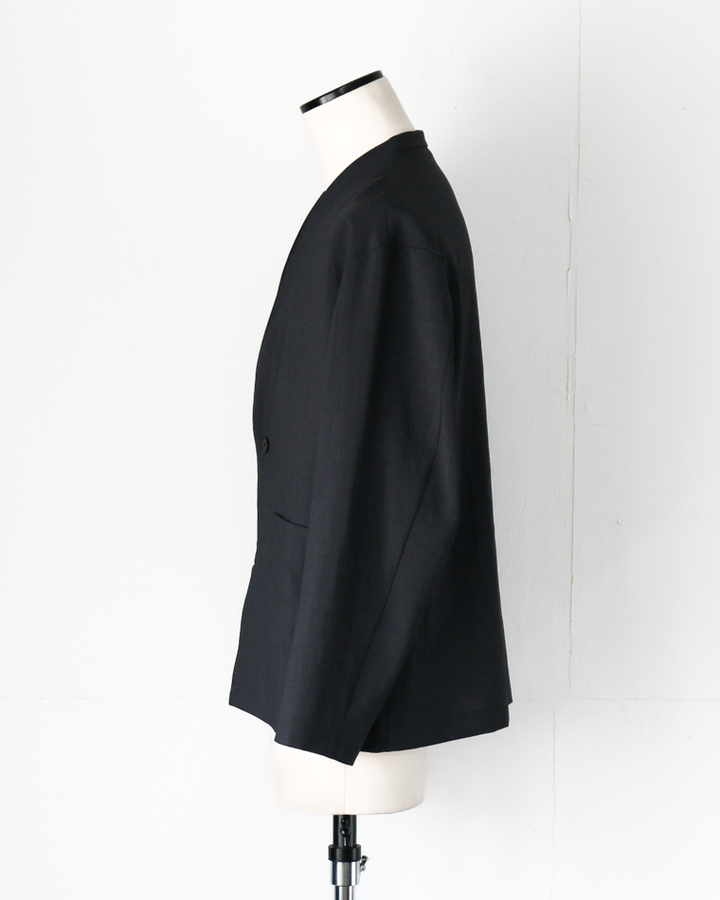 LAMOND NO-COLLAR SHARI JACKET Black