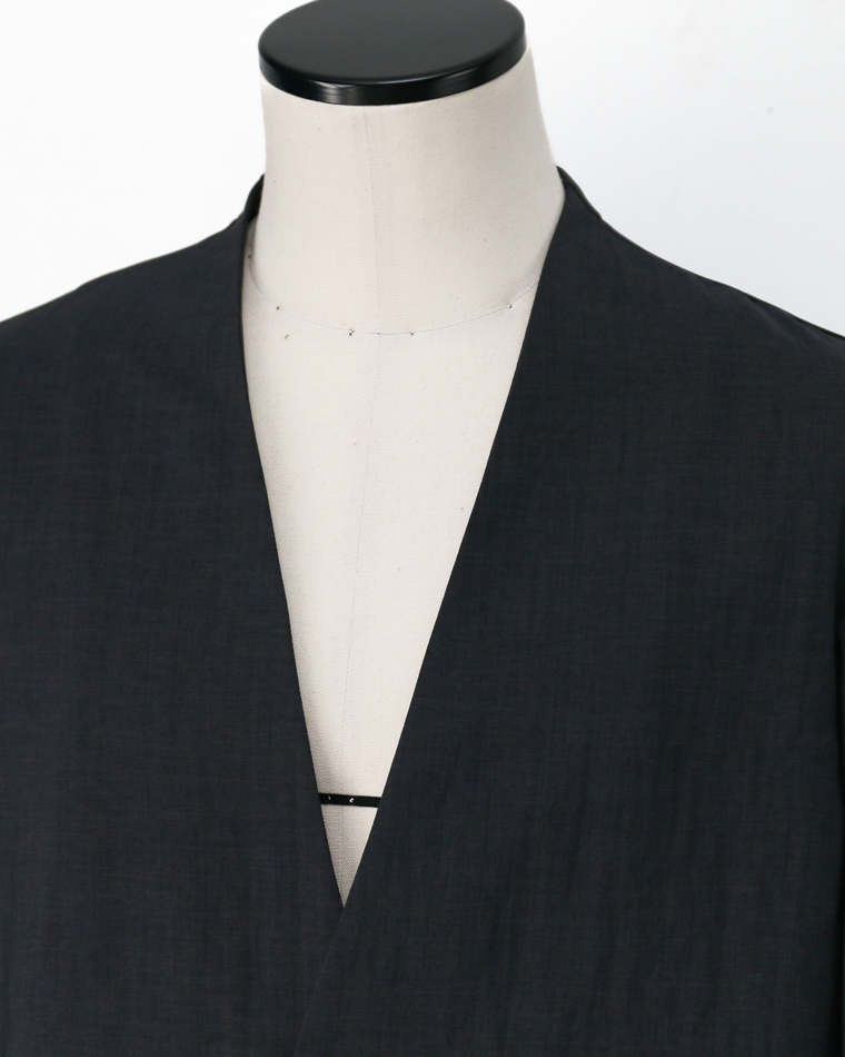 LAMOND NO-COLLAR SHARI JACKET Black