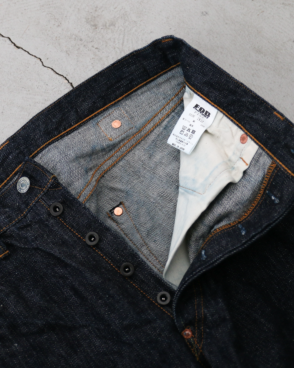 FOB factory エフオービーファクトリー F137 SV Denim WEST OVERALLS