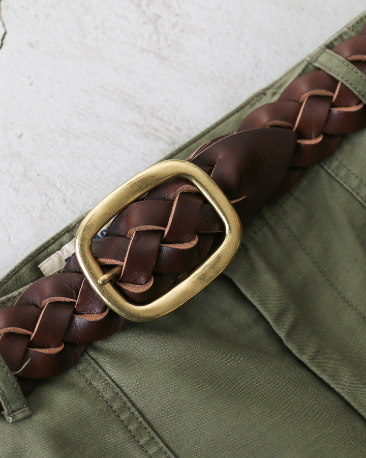 OPUS OHB-03 CHROMEXCEL US Oil LEATHER MESHBELT Brown