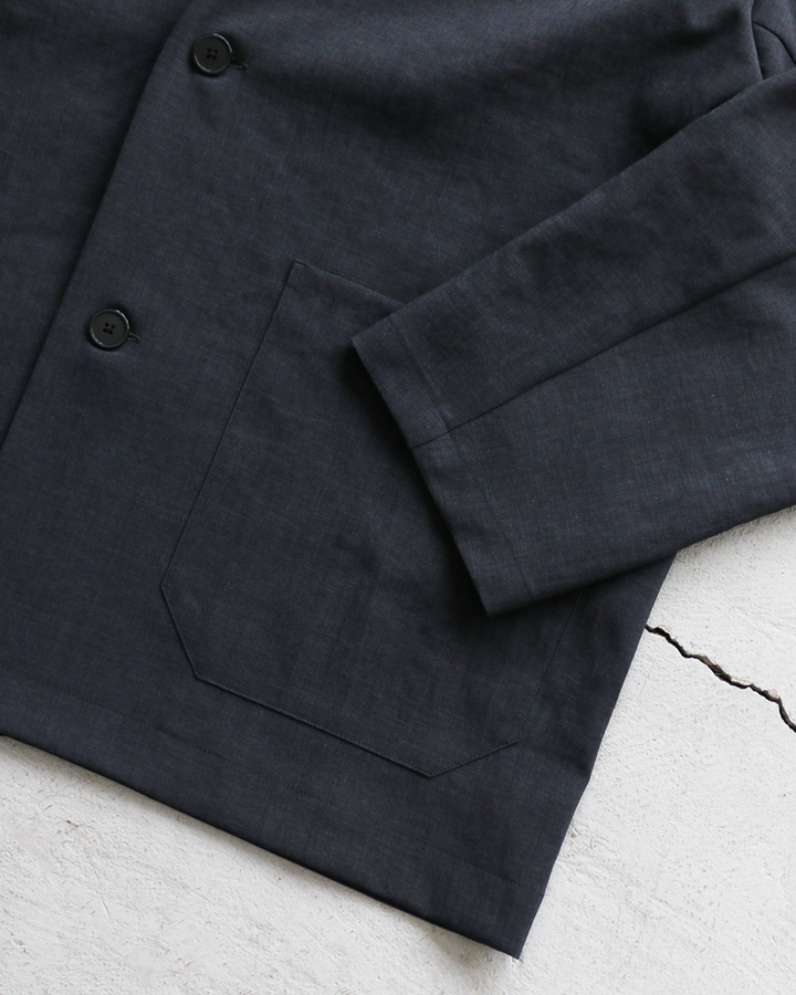 LAMOND NO-COLLAR SHARI JACKET Black