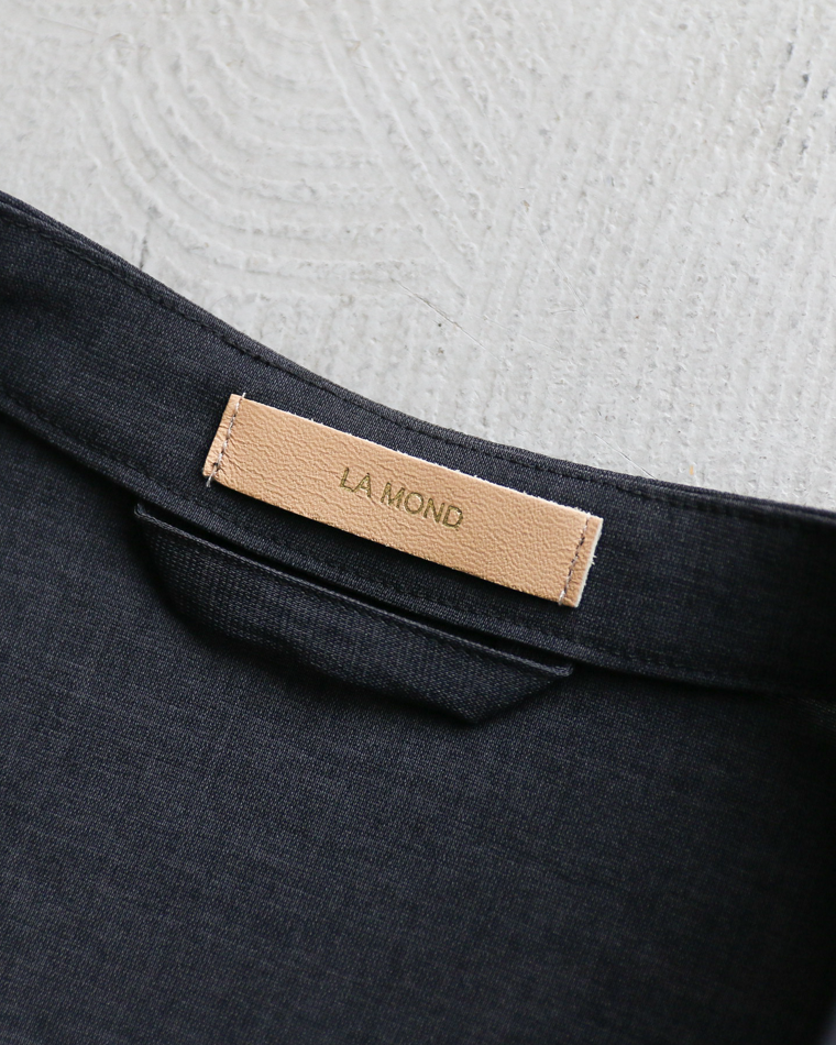 LAMOND NO-COLLAR SHARI JACKET Black