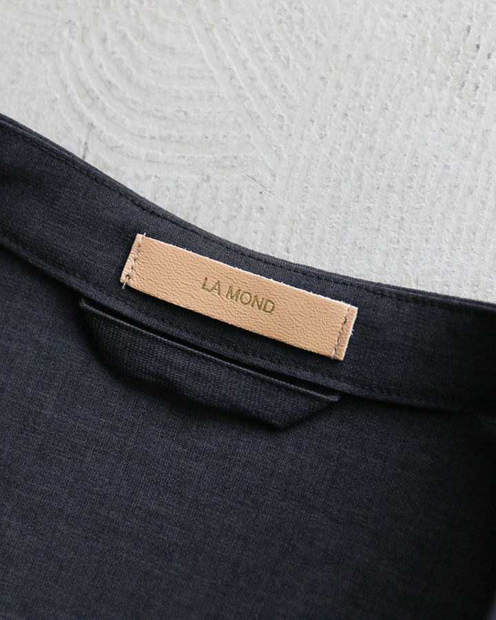 LAMOND NO-COLLAR SHARI JACKET Black