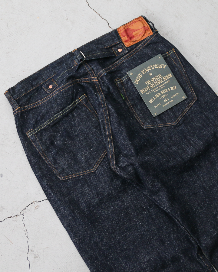 FOB factory エフオービーファクトリー F137 SV Denim WEST OVERALLS