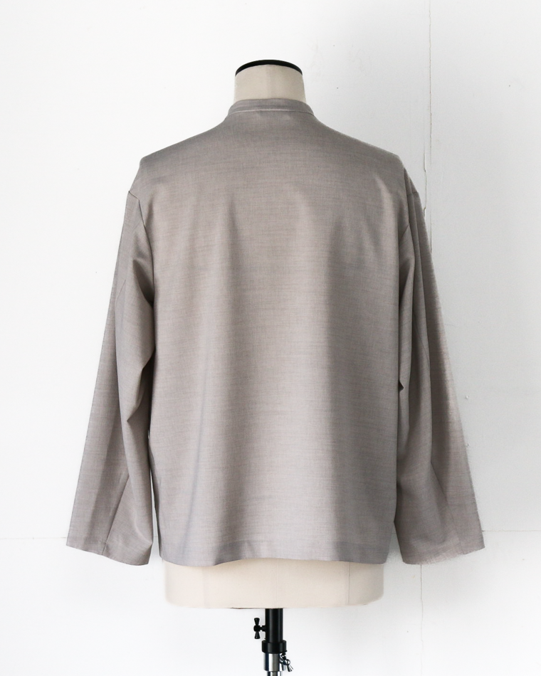 LAMOND NO-COLLAR SHARI JACKET Grey