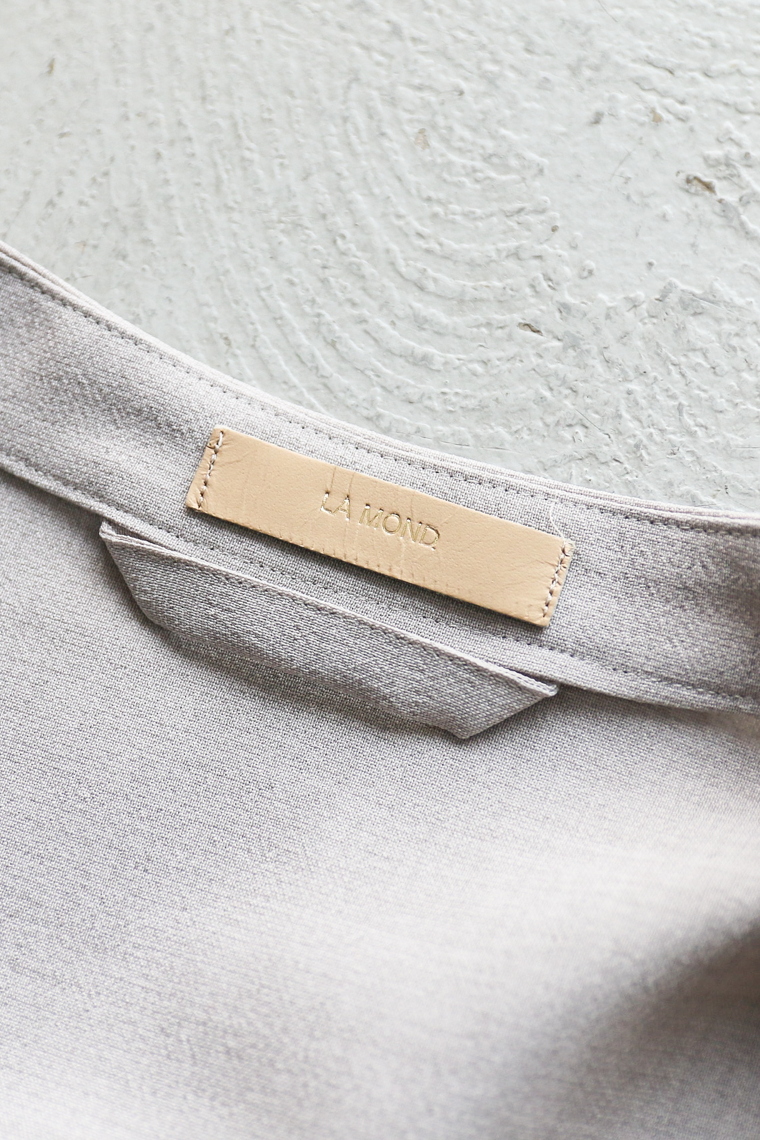 LAMOND NO-COLLAR SHARI JACKET Grey