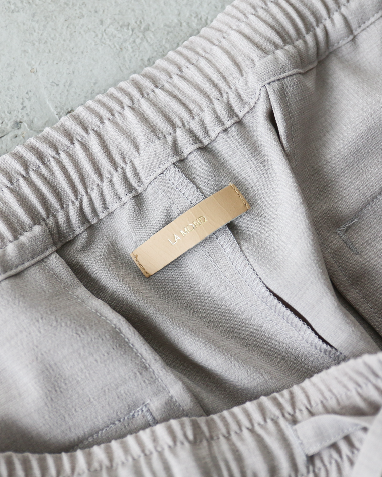 LAMOND NEW SEMI WIDE SHARI PANTS Grey