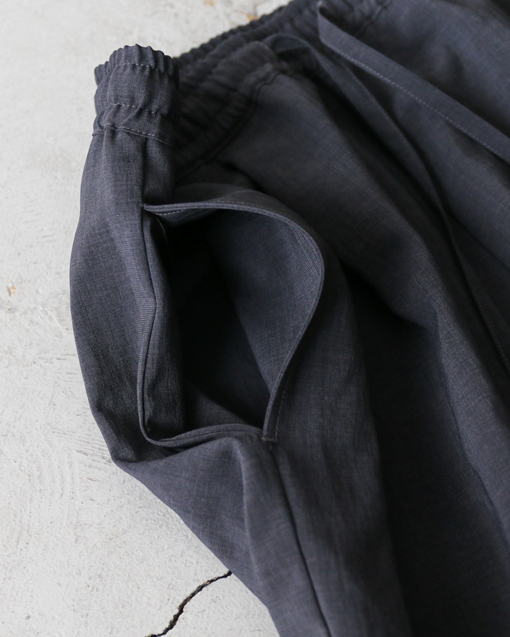 LAMOND NEW SEMI WIDE SHARI PANTS Black