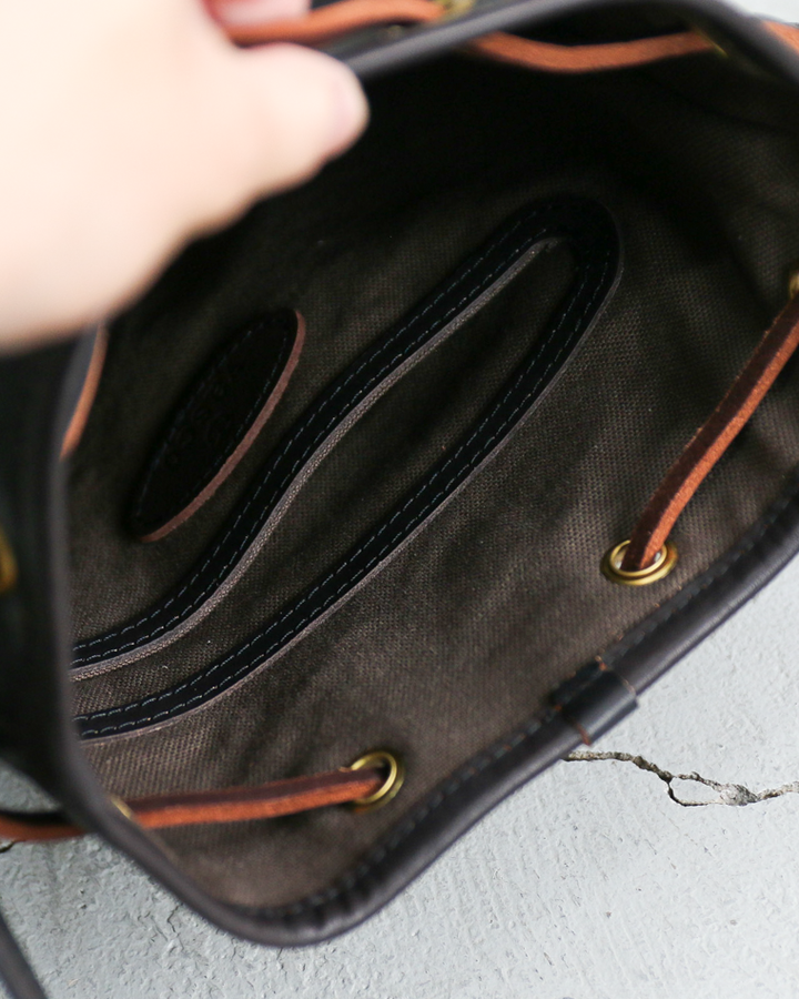 VASCO LEATHER WANDER PURSE BAG VS-214L BLACK