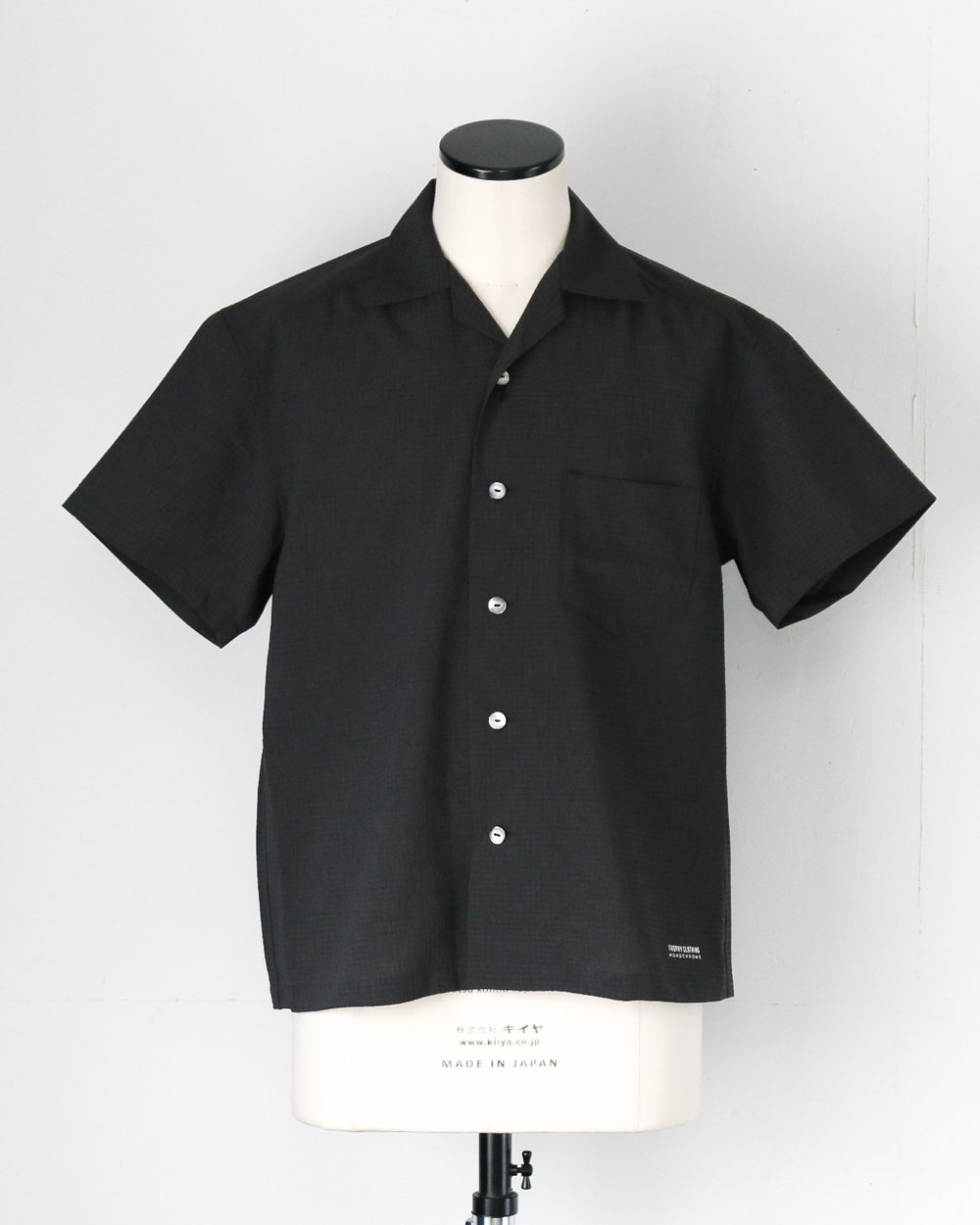 TROPHY CLOTHING "MONOCHROME" Utility S/S Shirt / TR26SS-411 Charcoal
