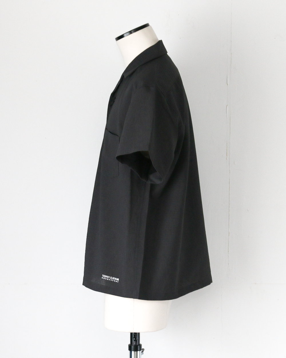 TROPHY CLOTHING "MONOCHROME" Utility S/S Shirt / TR26SS-411 Charcoal