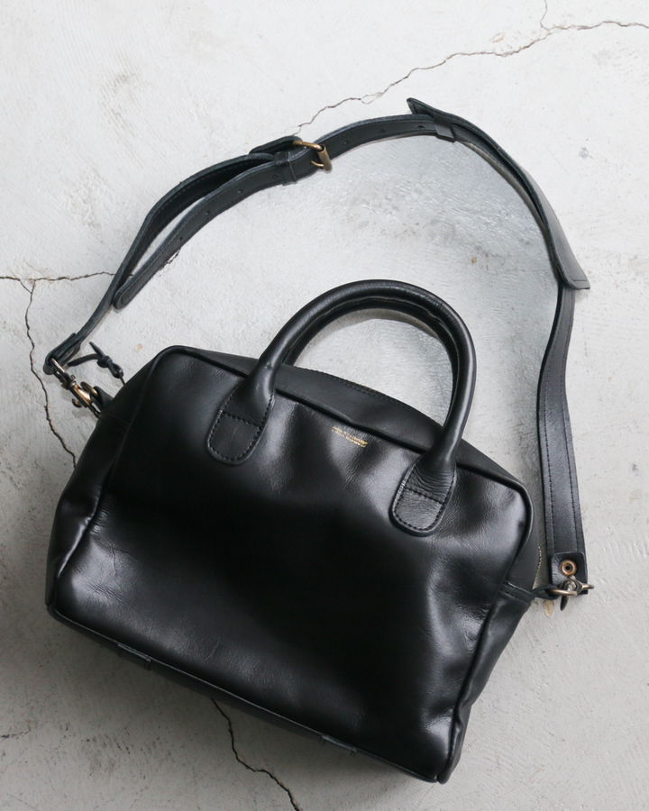 John Woodbridge &amp; Sons Makers ジョンウッドブリッジ 12inch Computer Bag with strap Black