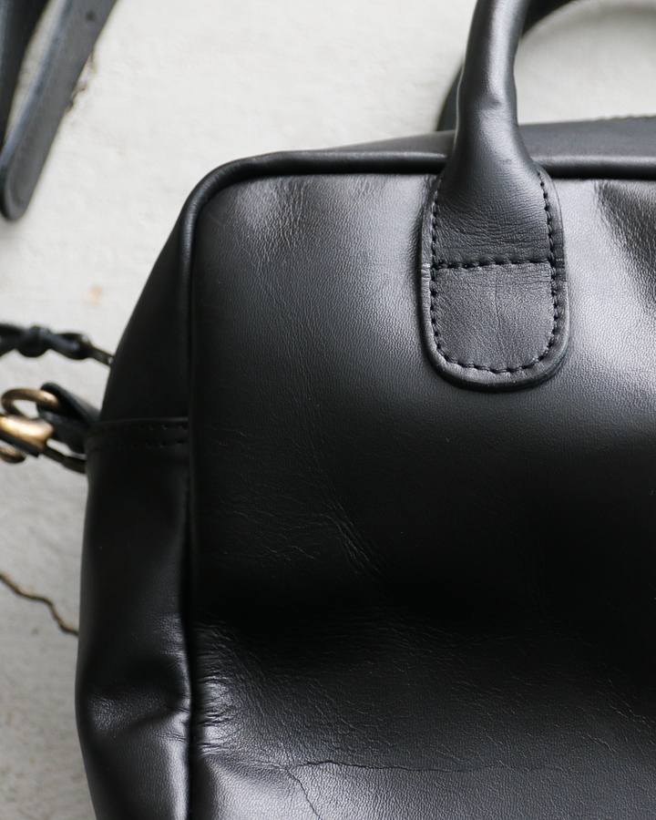 John Woodbridge &amp; Sons Makers ジョンウッドブリッジ 12inch Computer Bag with strap Black