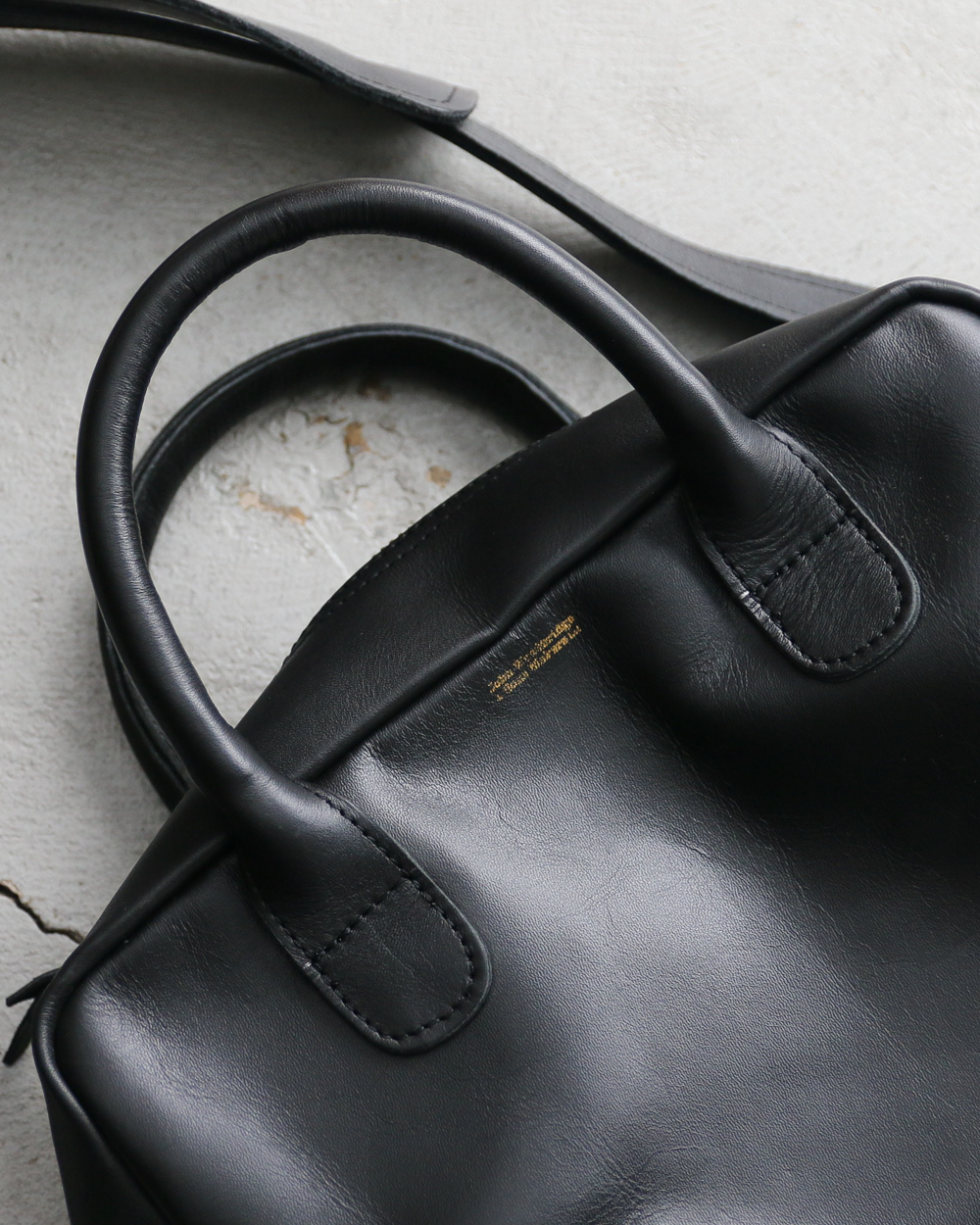 John Woodbridge &amp; Sons Makers ジョンウッドブリッジ 12inch Computer Bag with strap Black