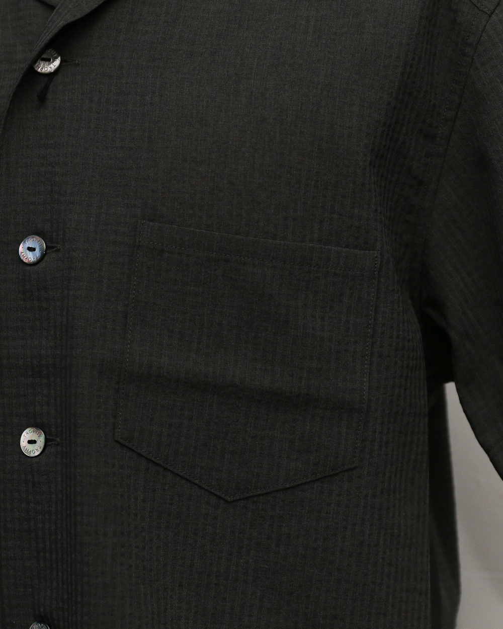 TROPHY CLOTHING "MONOCHROME" Utility S/S Shirt / TR26SS-411 Charcoal