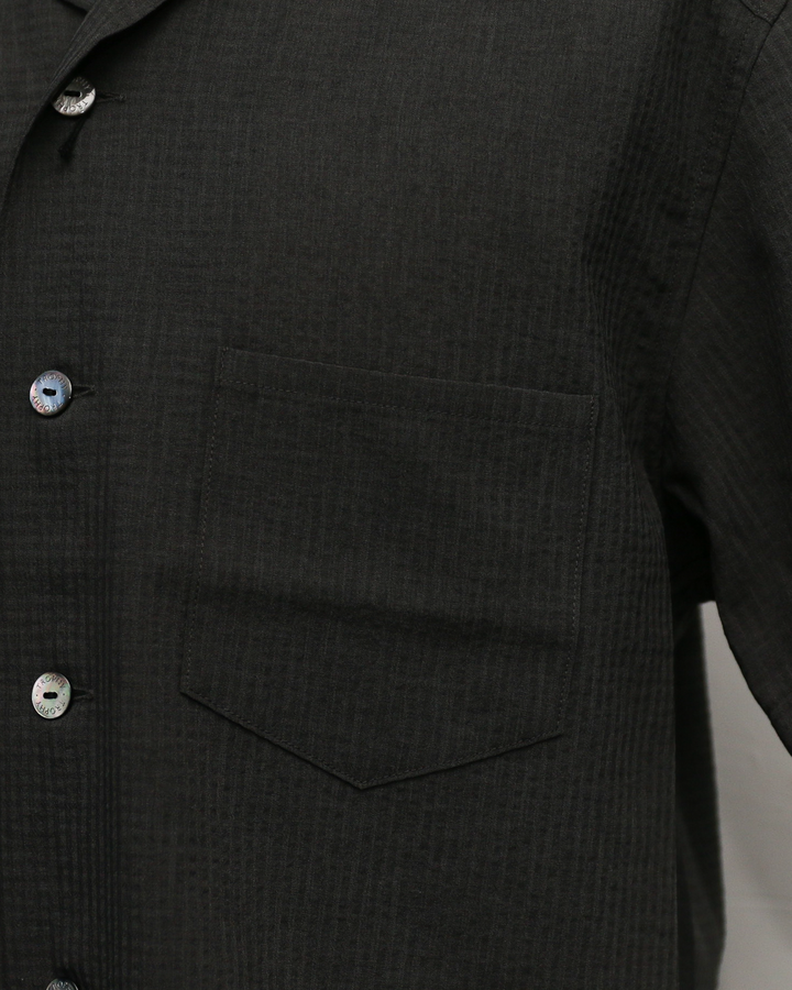 TROPHY CLOTHING "MONOCHROME" Utility S/S Shirt / TR26SS-411 Charcoal