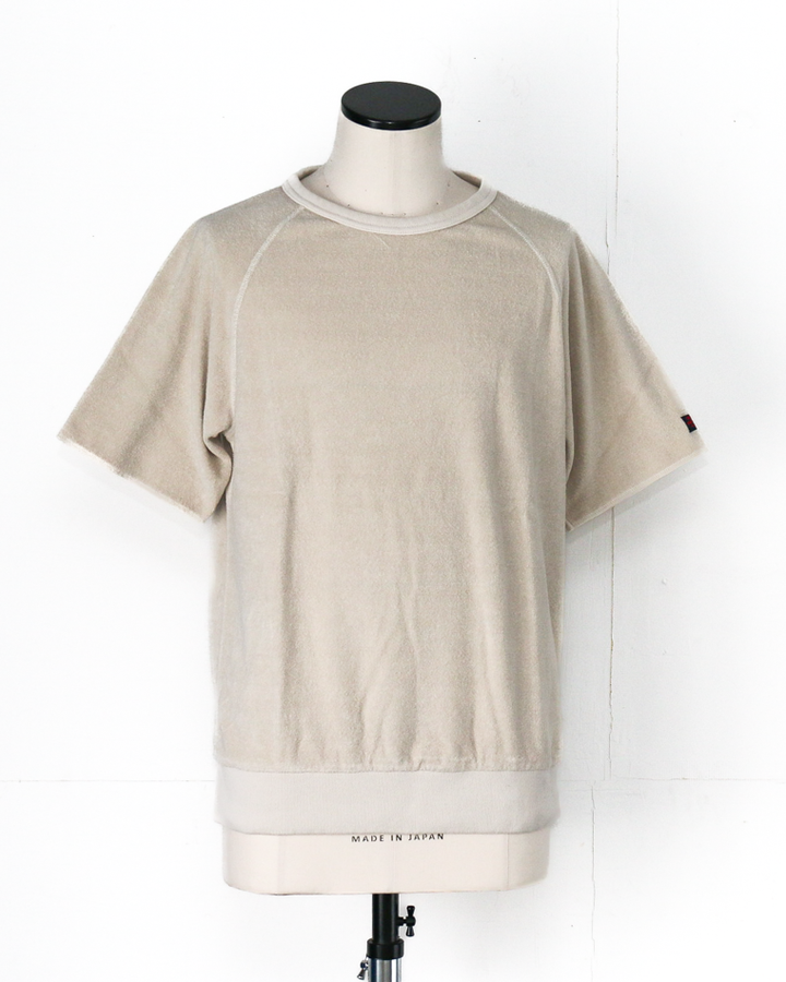 TURN ME ON Raffy Pile Raglan Tee Sand