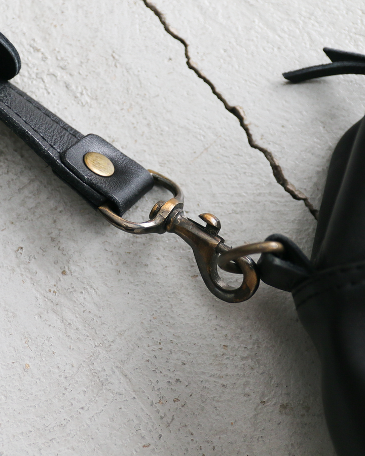 John Woodbridge &amp; Sons Makers ジョンウッドブリッジ 12inch Computer Bag with strap Black