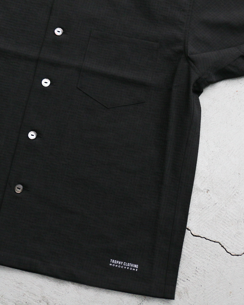 TROPHY CLOTHING "MONOCHROME" Utility S/S Shirt / TR26SS-411 Charcoal