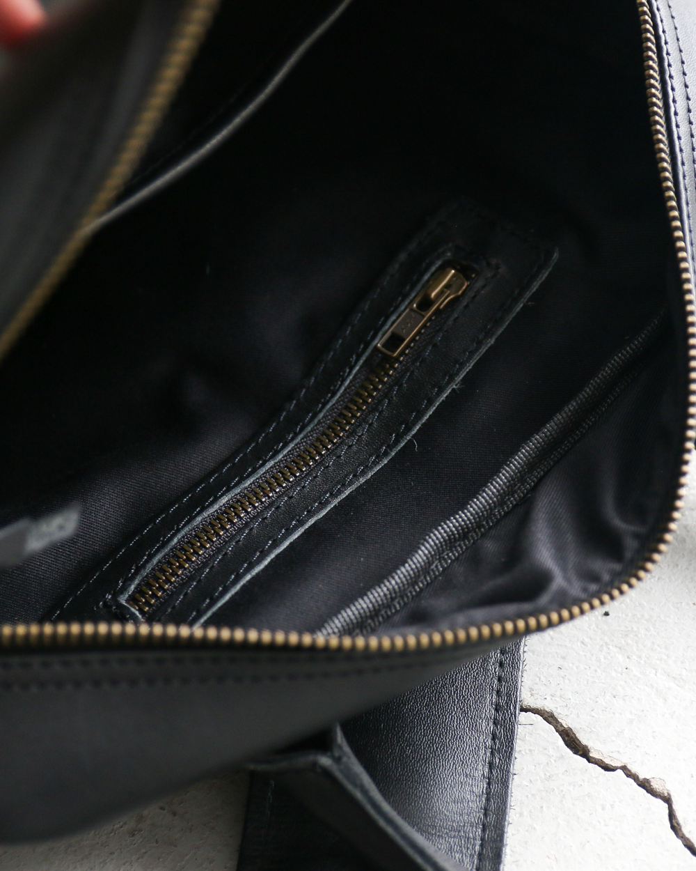 John Woodbridge &amp; Sons Makers ジョンウッドブリッジ 12inch Computer Bag with strap Black