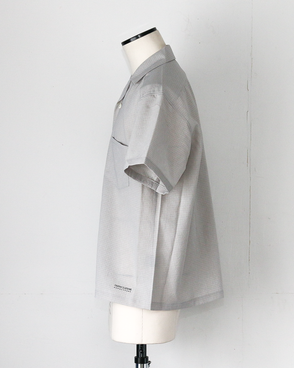 TROPHY CLOTHING "MONOCHROME" Utility S/S Shirt / TR26SS-411 White