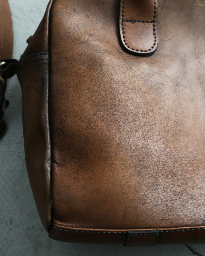 John Woodbridge &amp; Sons Makers ジョンウッドブリッジ 12inch Computer Bag with strap Brown