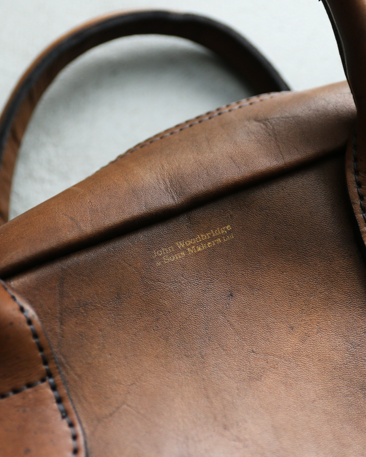 John Woodbridge &amp; Sons Makers ジョンウッドブリッジ 12inch Computer Bag with strap Brown