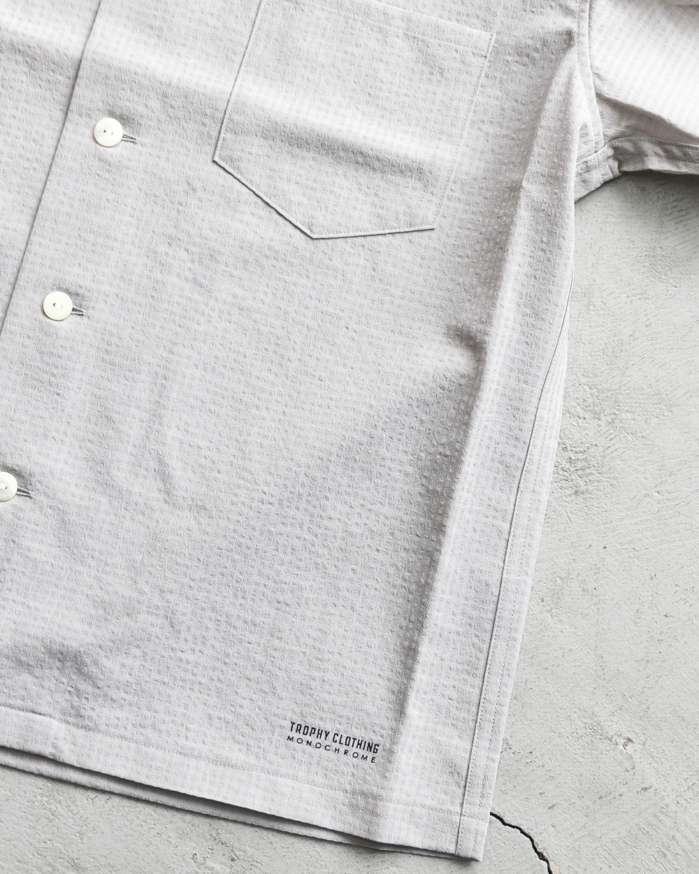 TROPHY CLOTHING "MONOCHROME" Utility S/S Shirt / TR26SS-411 White