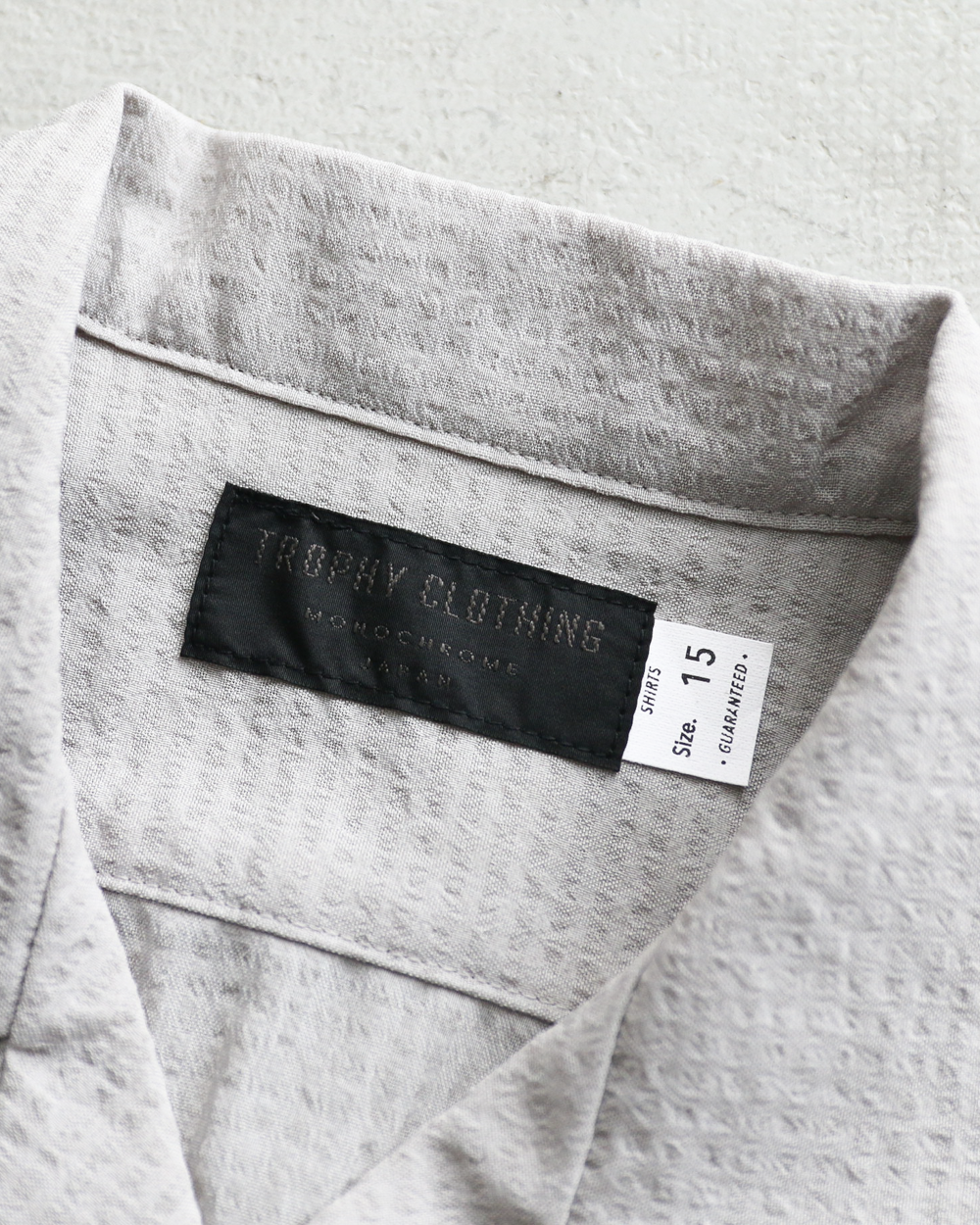 TROPHY CLOTHING "MONOCHROME" Utility S/S Shirt / TR26SS-411 White
