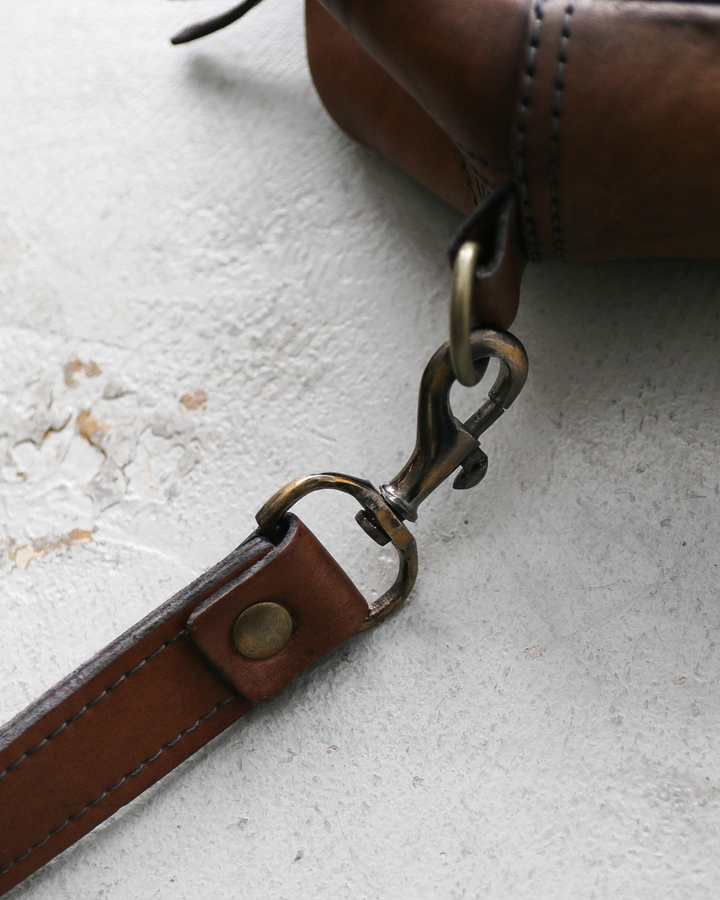 John Woodbridge &amp; Sons Makers ジョンウッドブリッジ 12inch Computer Bag with strap Brown