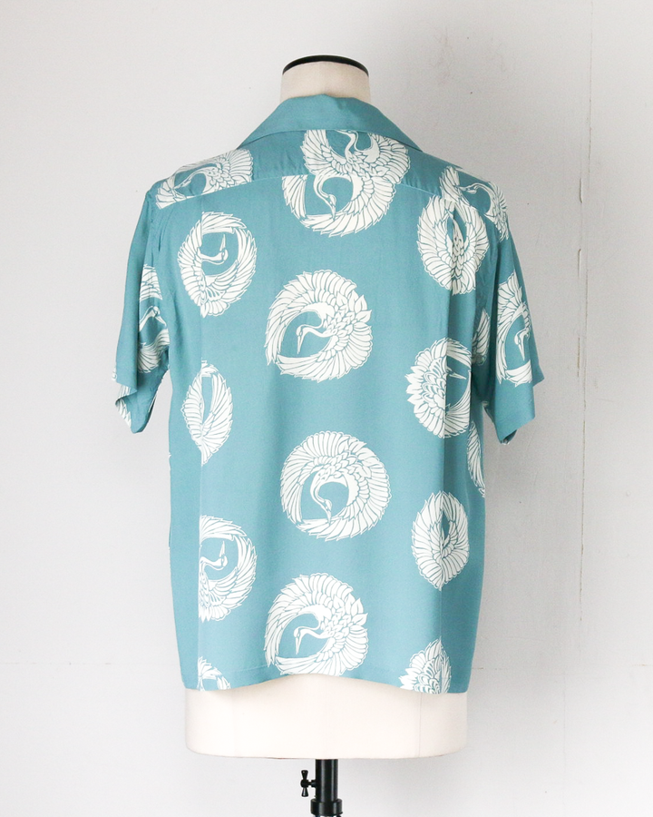 SUN SURF SS39629 RAYON HAWAIIAN SHIRT “ORIENTAL BORDER”