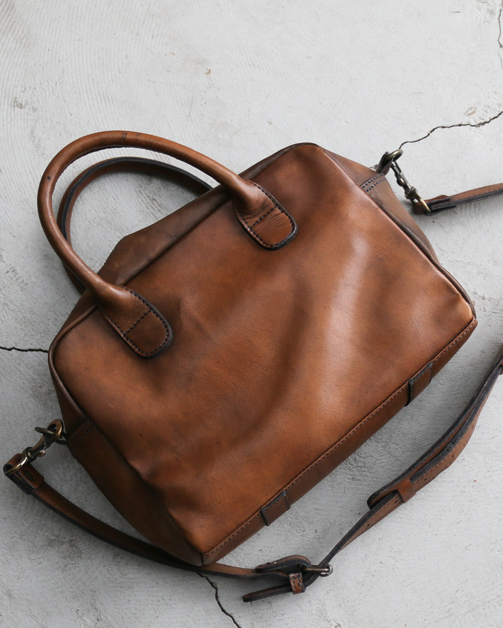 John Woodbridge &amp; Sons Makers ジョンウッドブリッジ 12inch Computer Bag with strap Brown