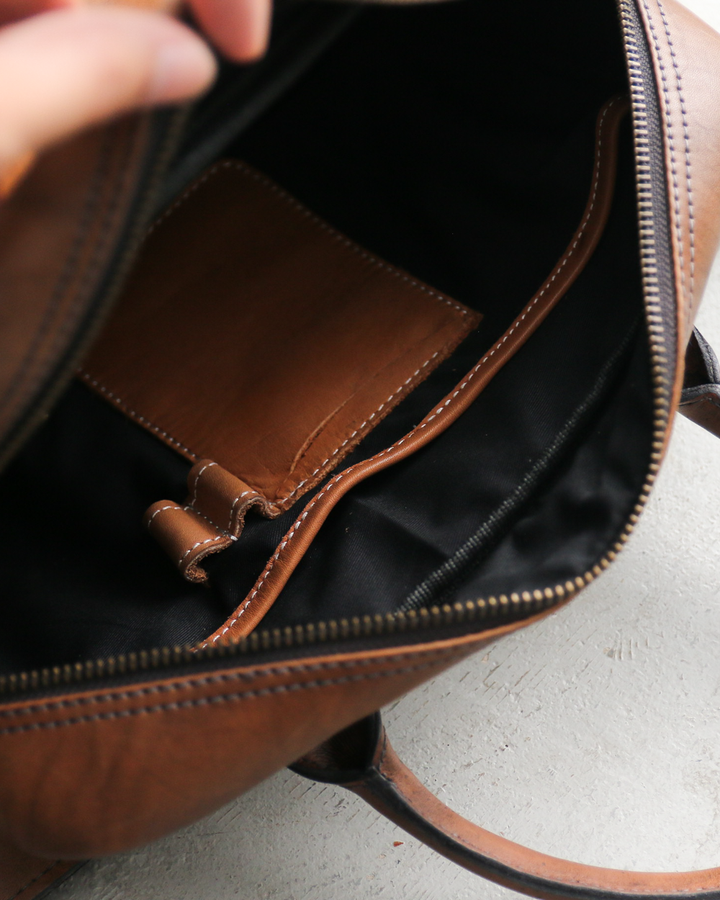 John Woodbridge &amp; Sons Makers ジョンウッドブリッジ 12inch Computer Bag with strap Brown