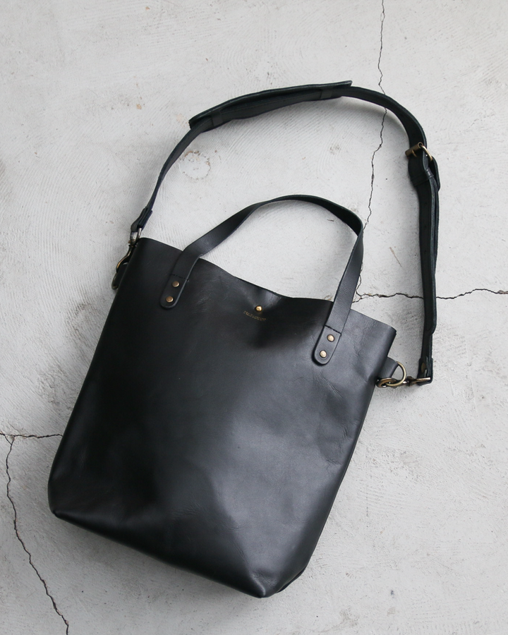 John Woodbridge &amp; Sons Makers ジョンウッドブリッジ Tote Bag Medium with strap Black
