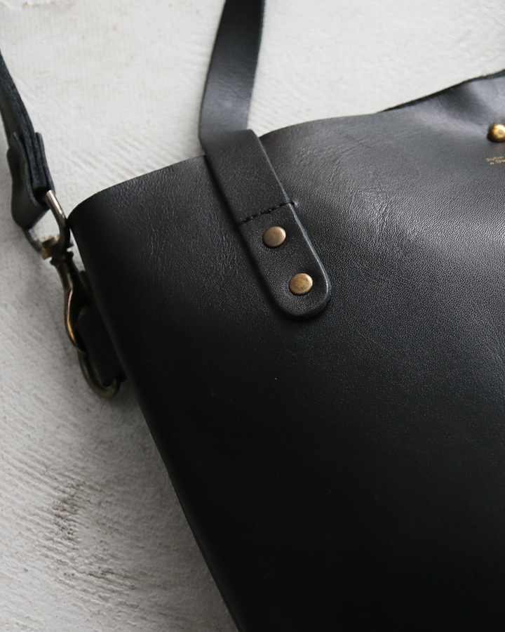 John Woodbridge &amp; Sons Makers ジョンウッドブリッジ Tote Bag Medium with strap Black