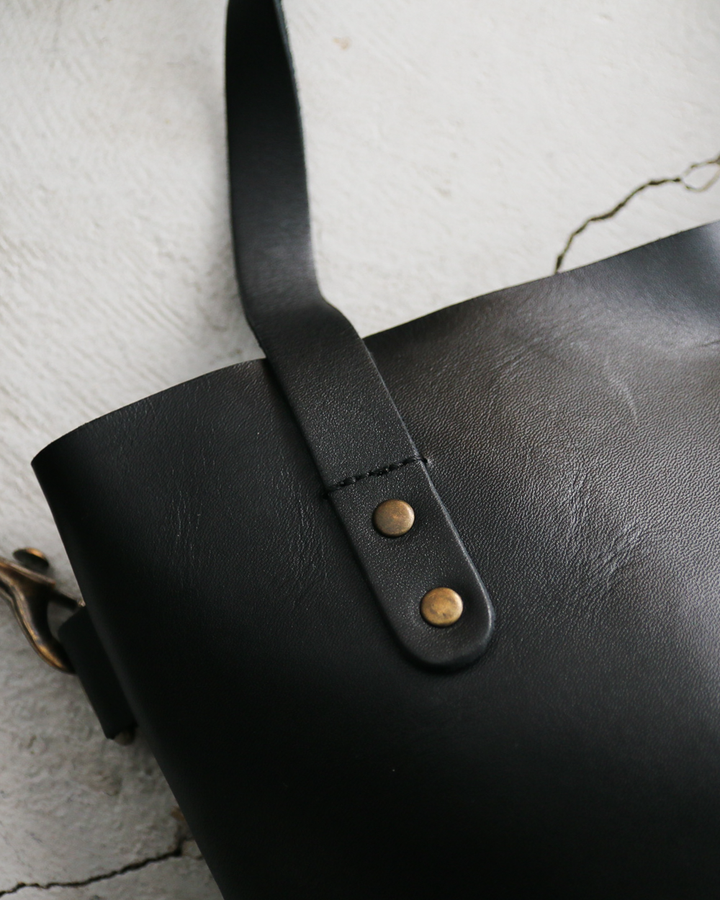 John Woodbridge &amp; Sons Makers ジョンウッドブリッジ Tote Bag Medium with strap Black
