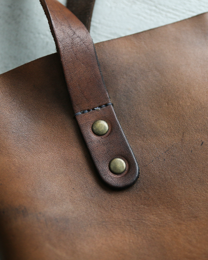 John Woodbridge &amp; Sons Makers ジョンウッドブリッジ Tote Bag Medium with strap Brown