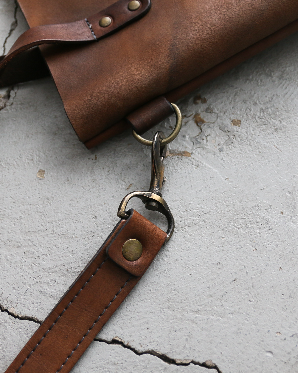 John Woodbridge &amp; Sons Makers ジョンウッドブリッジ Tote Bag Medium with strap Brown