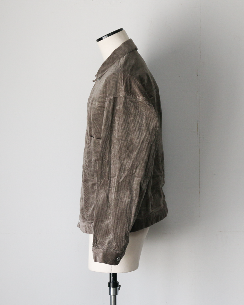 DELICIOUS デリシャス Corduroy 1st Jacket - GRY