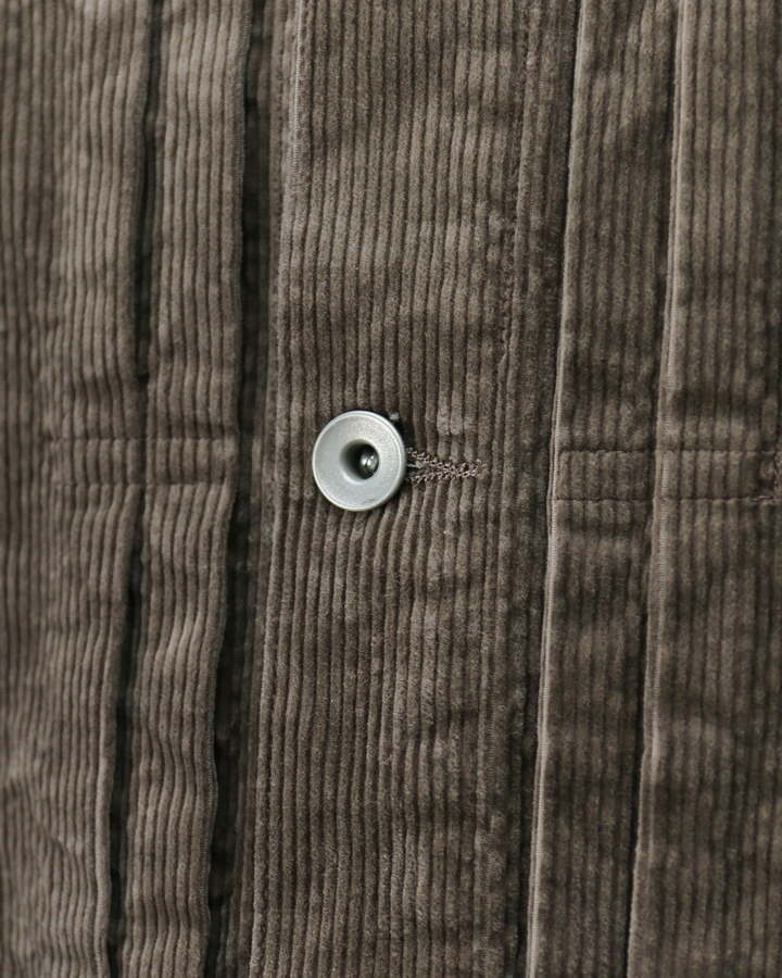 DELICIOUS デリシャス Corduroy 1st Jacket - GRY