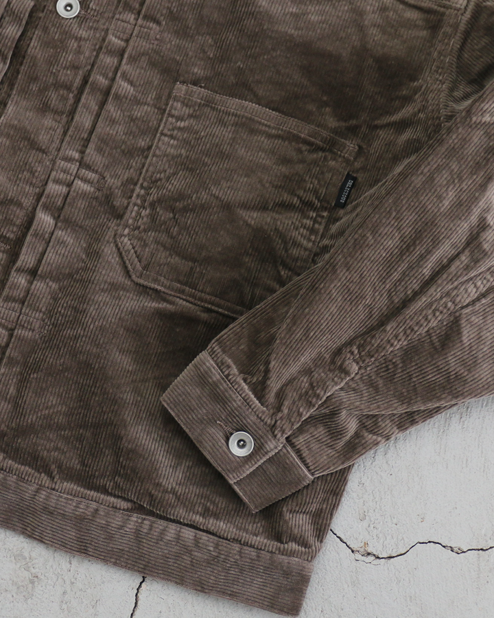 DELICIOUS デリシャス Corduroy 1st Jacket - GRY
