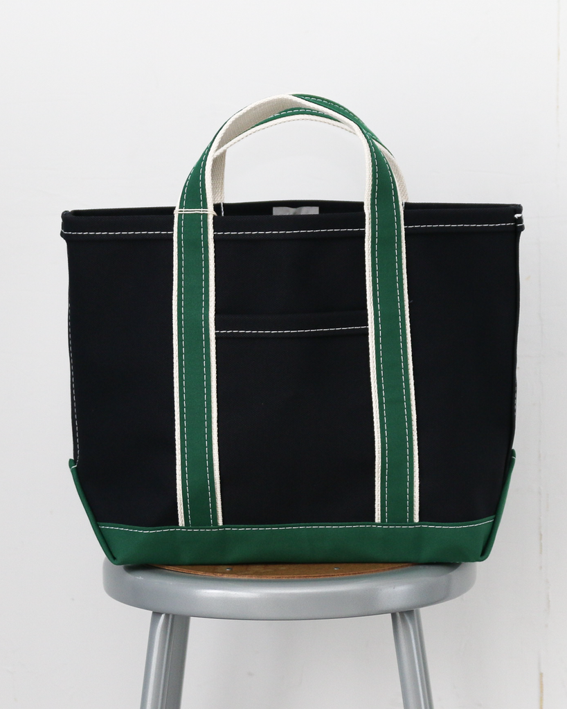 OILWORKS トートバッグ WORKERS Deluxe Pocket Tote Bag / Dark Navy × Green Handle / Short