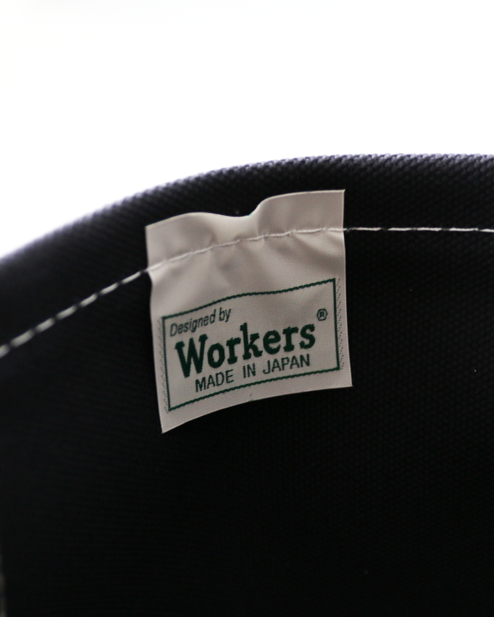 WORKERS Deluxe Pocket Tote Bag/ Dark Navy x Green Handle/Short